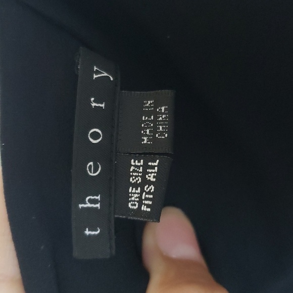 Theory women's little black dress one size fits all with pleats - Picture 5 of 12